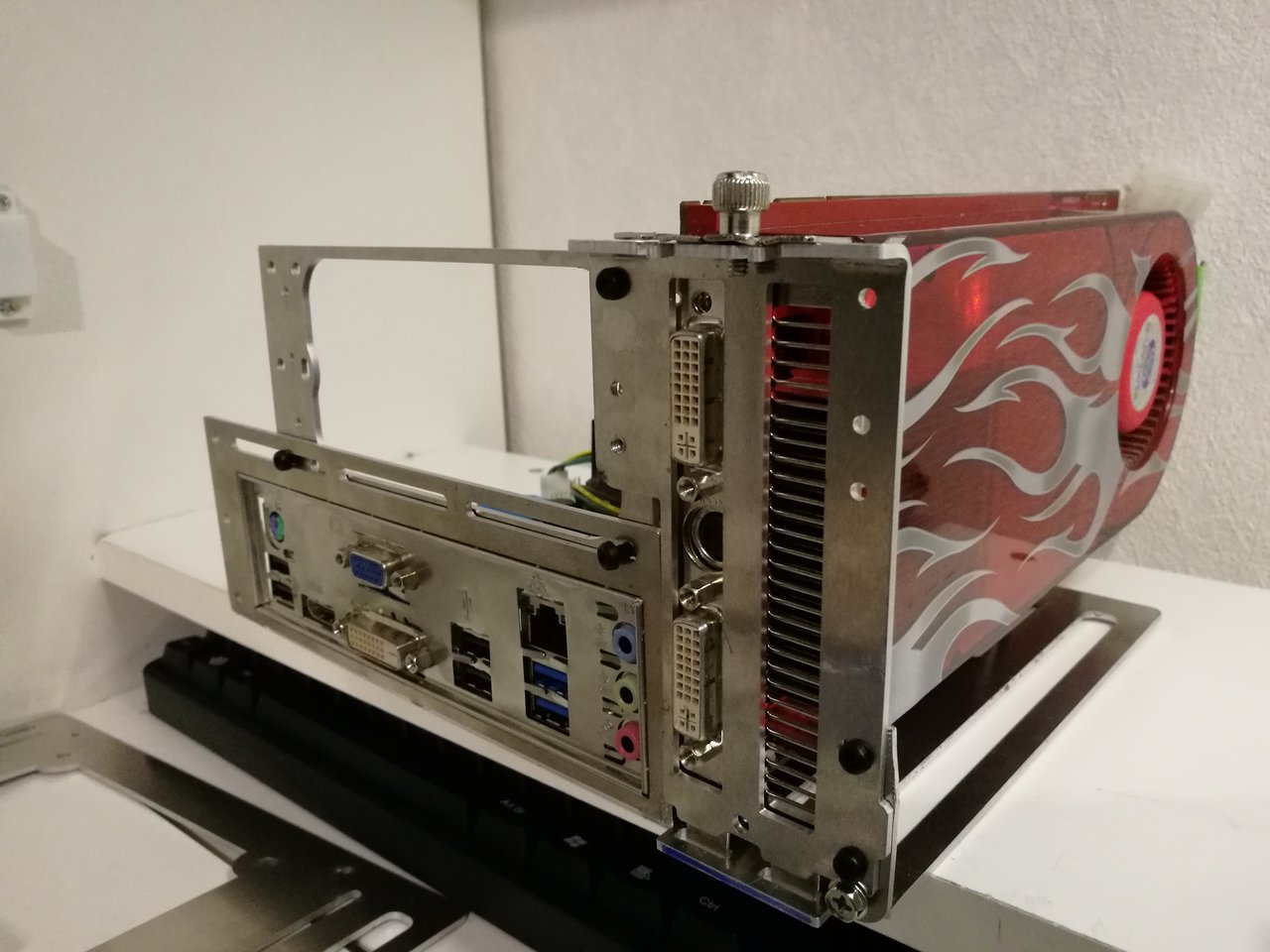 Diy Itx Tray With Modular Pci E And Psu Frames H Ard Forum