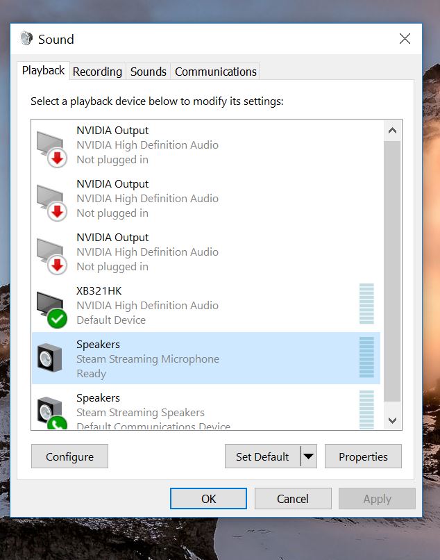 Missing Audio On Main Pc Steam Streaming Speakers H Ard Forum