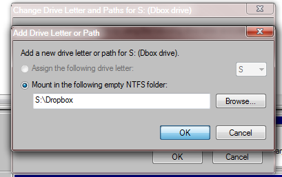 change drive letter the parameter is incorrect