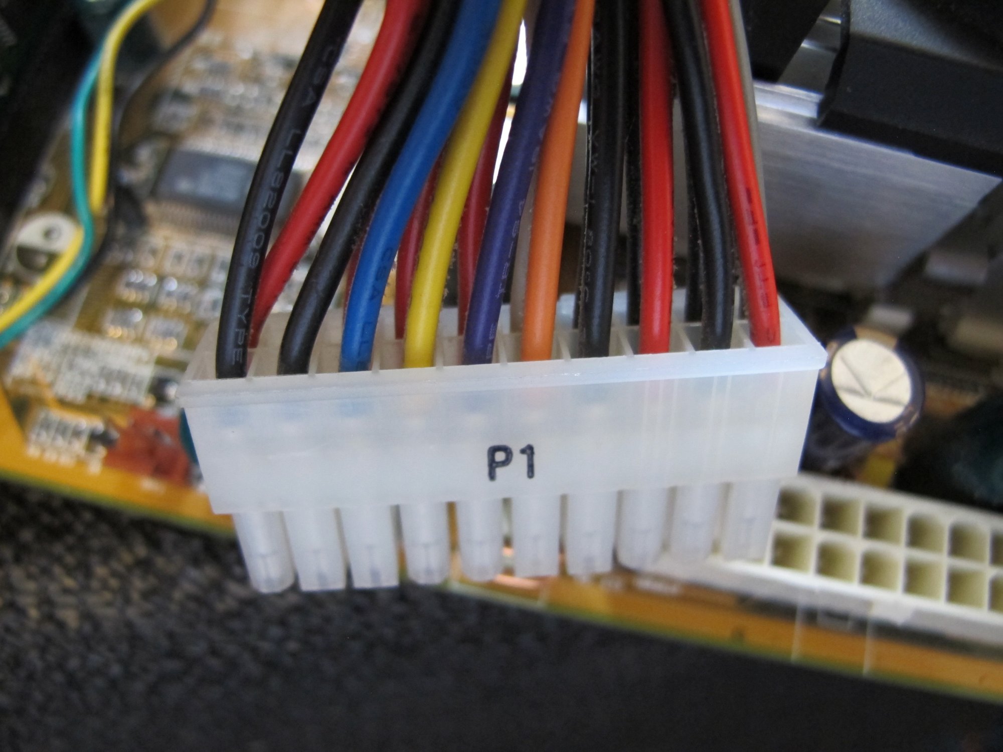 Getting an ATX power supply (24 pin) to run an old MB | [H]ard|Forum