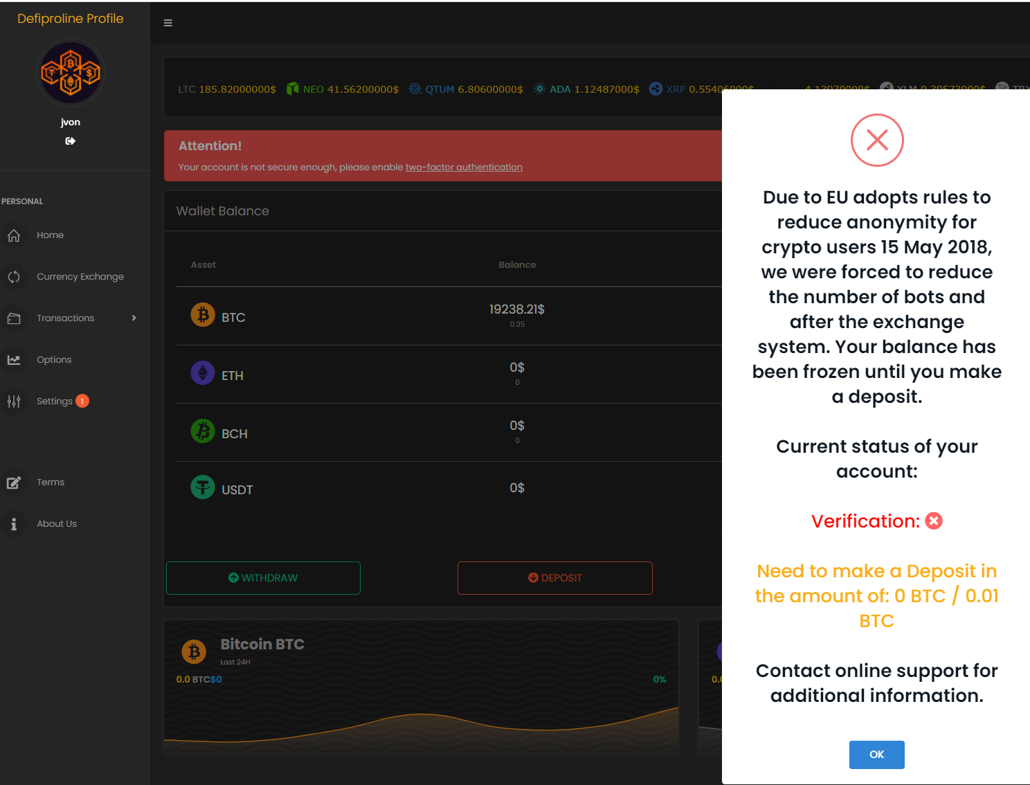 Discord Crypto Scam for Defiproline | [H]ard|Forum